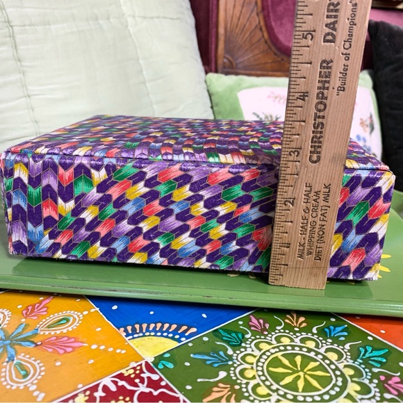 Japanese Fabric Covered Box - Picture 5 of 9